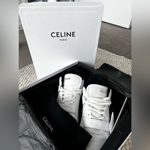 CELINE MID TOP WITH VELCRO WITH CALF SKIN - Picture 4 of 6